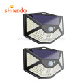 112 LED Lithium Battery Outdoor Lighting Solar Powered Led Wall Light Street Garden Solar Led Lamp